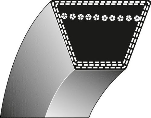 Fűnyíró traktor ékszíj MTD 1/2" x 77,75" ; 12,7 x 1975 mm